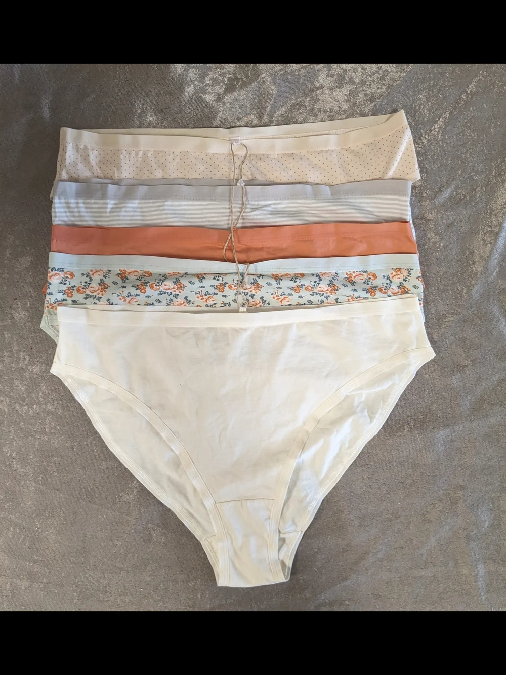 Serra Women's 5-Pack Tagless Brief Panties — Size XL
